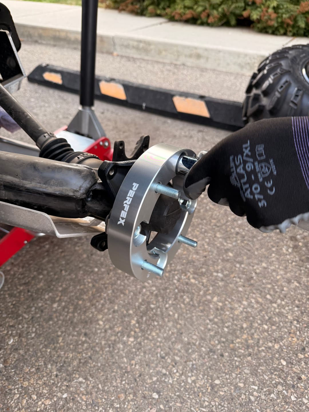 Customer photo review of Can-Am Wheel Spacers - Select Model (Sold in Pairs)
