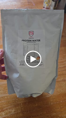 Customer video review of Protein Water