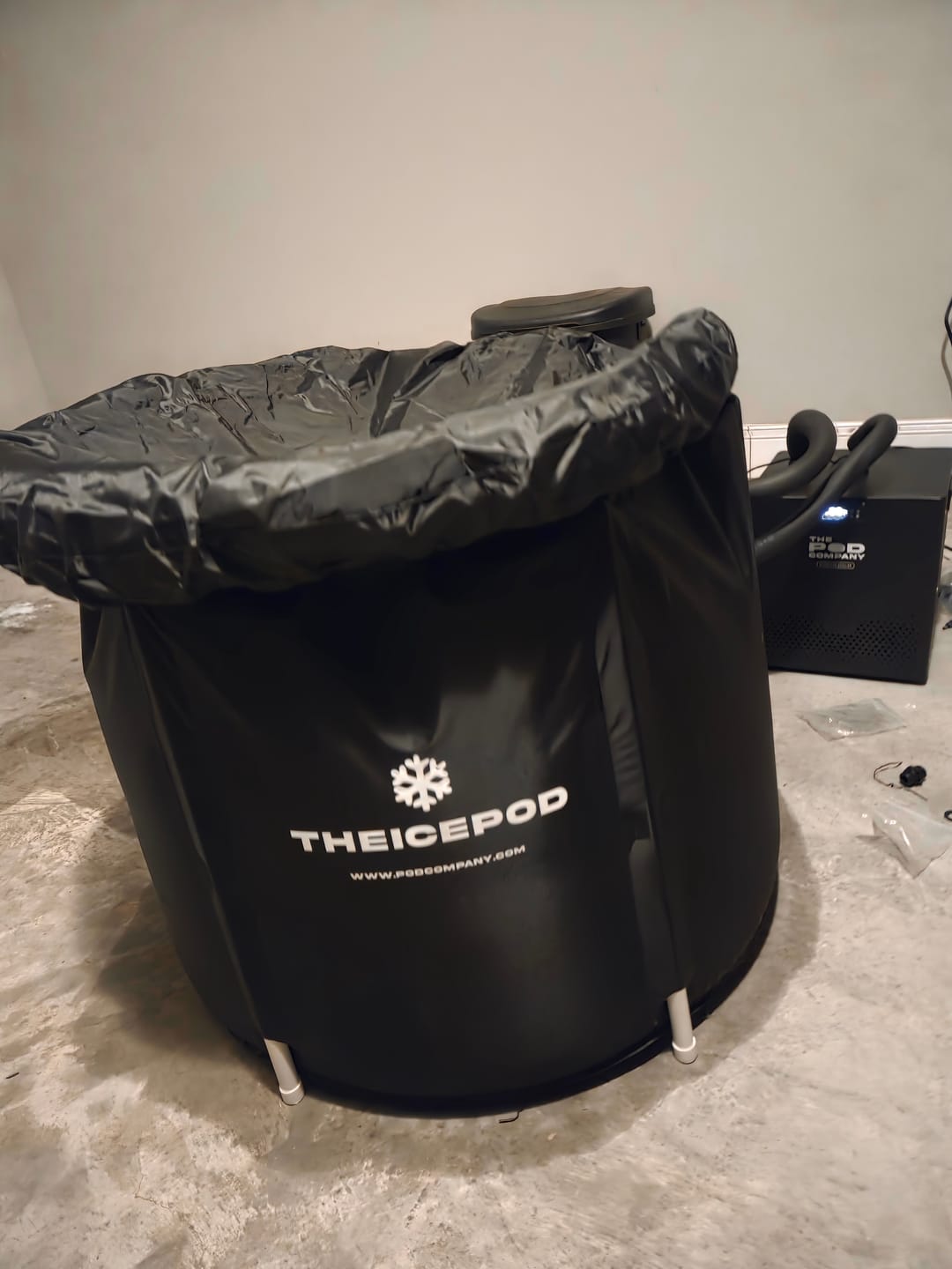 Customer photo review of The Universal Ice Bath Chiller