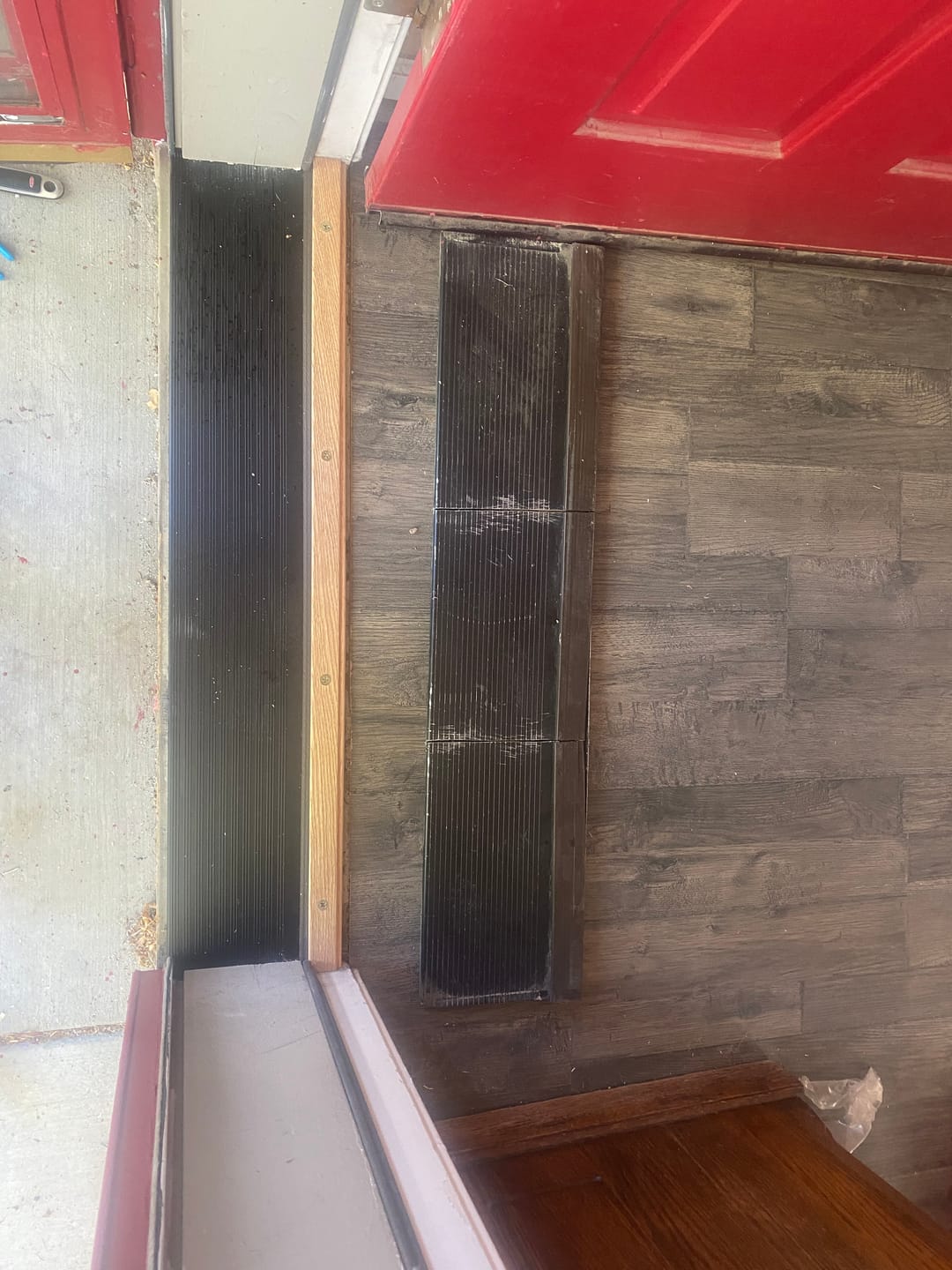 Customer photo review of 36" x 8" Inswing Threshold