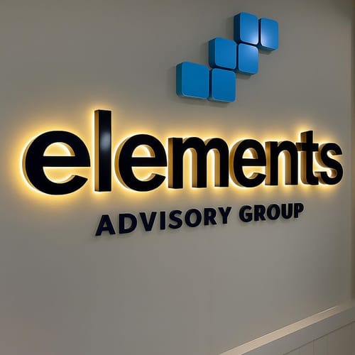 Customer photo review of Custom Channel Letter Sign for Kostas Giannokostas