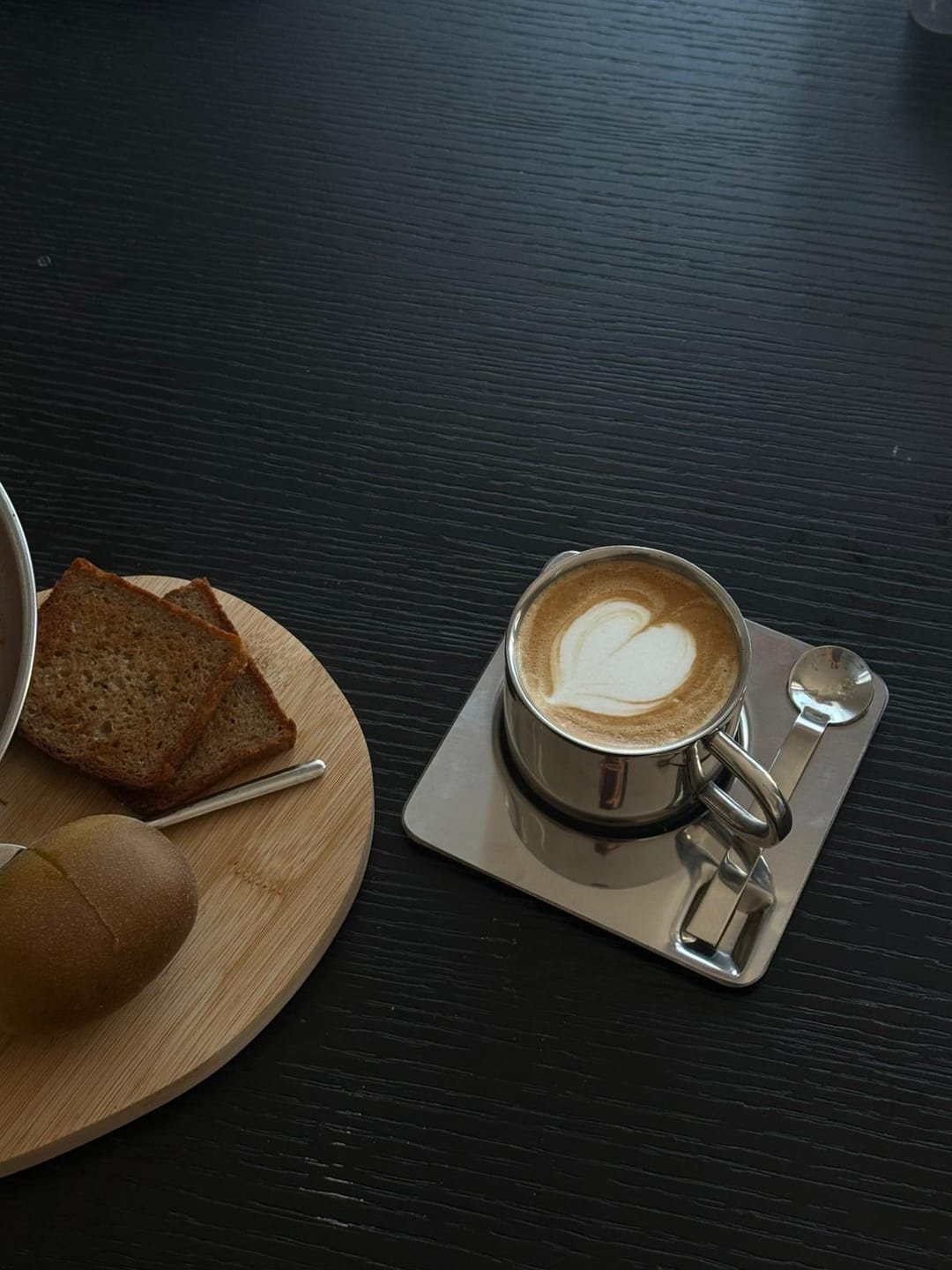 Customer photo review of Venice Mirror Cup with a Saucer & Spoon