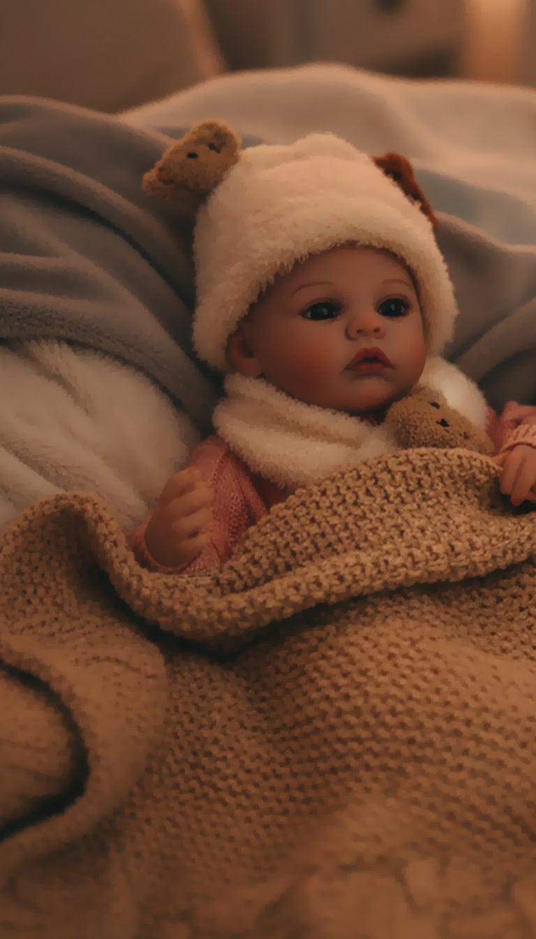 Customer photo review of Ava - Lifelike Reborn Baby Doll (20")
