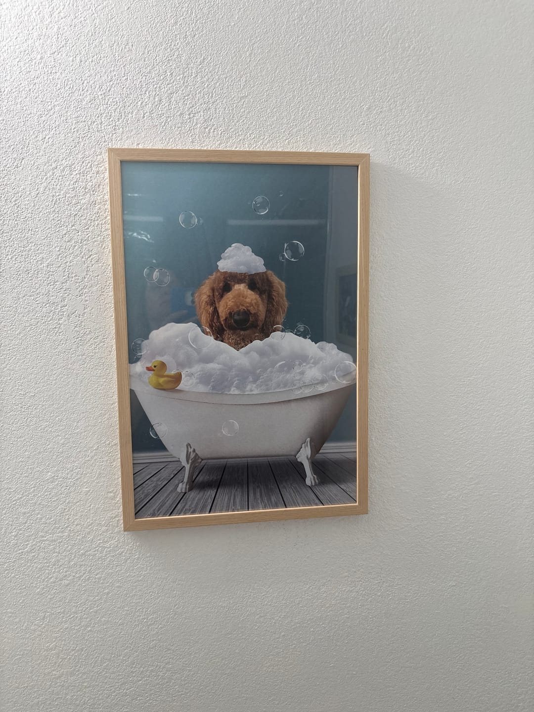 Customer photo review of Fun in the tub - Personalized Poster