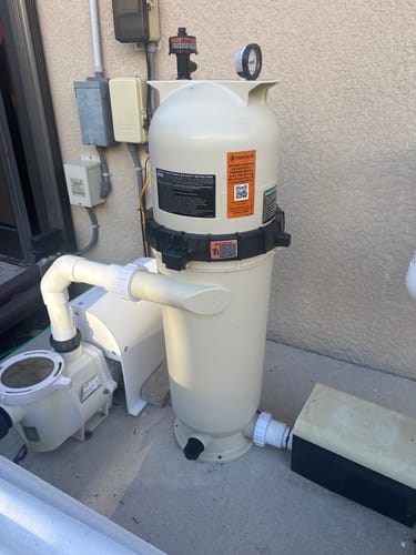 Customer photo review of Pentair - EC-160355 Clean & Clear RP 150 sq. ft. Cartridge Pool Filter - Limited Warranty