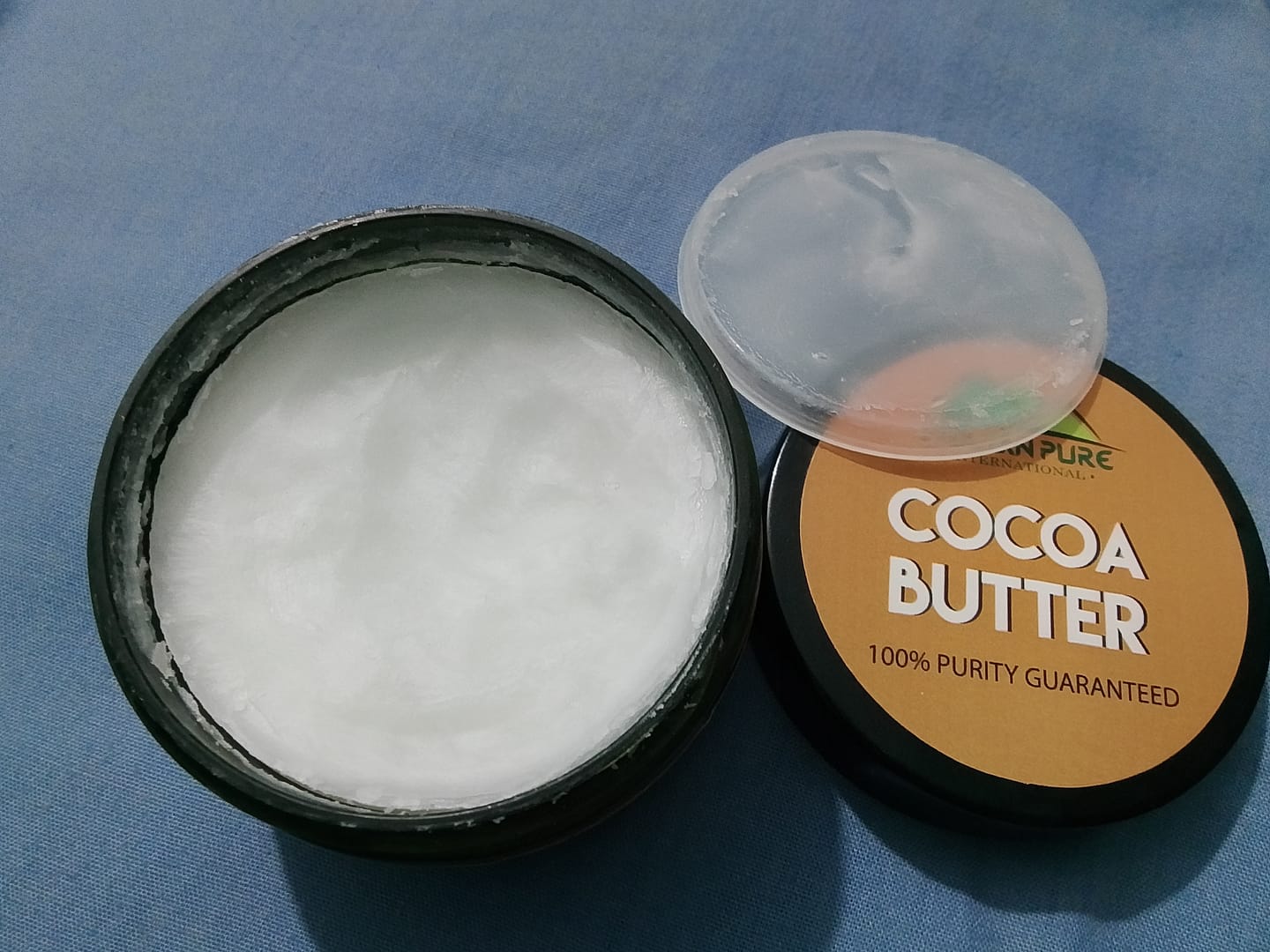 Customer photo review of Cocoa Butter – Heals, Nourish your Skin, Best for Dry, Damage & Flaky Skin [کوکو بٹر] 100gm