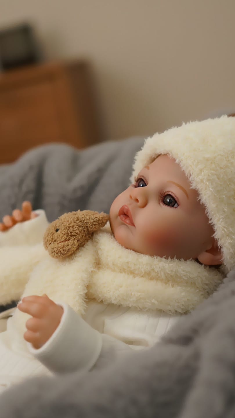 Customer photo review of Milo - Lifelike Reborn Baby Doll (20")