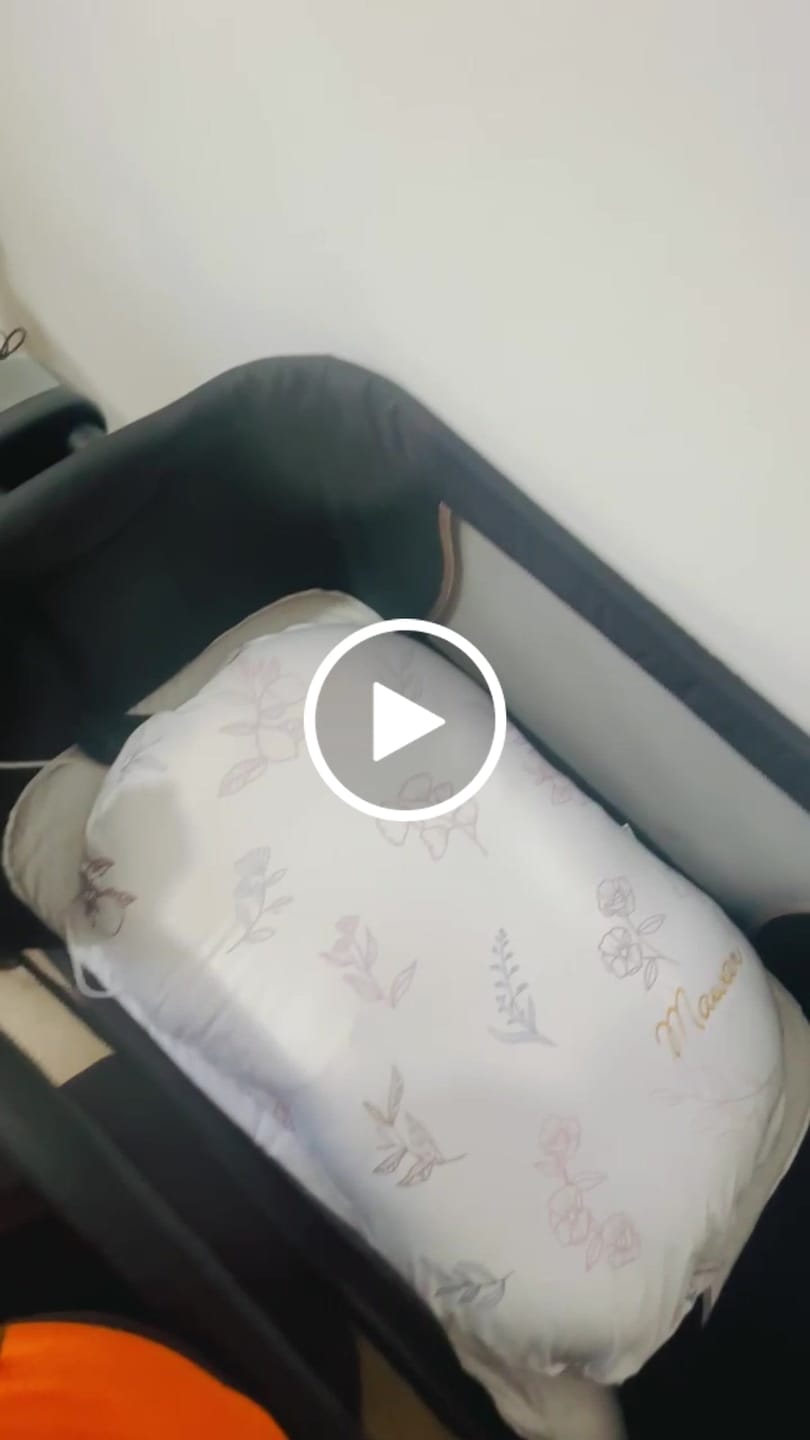 Customer video review of Organic Duck-Down Feather Infant Lounger | Co-Sleeping, Lounging, Play-Time