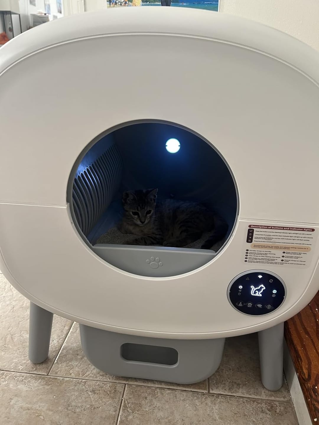 Customer photo review of Cumrige M2 Smart Self-Cleaning Litter Box | 95L Extra-Large Automatic Cat Litter Box