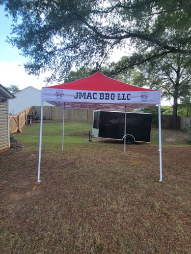 Customer photo review of Custom Pop Up Canopy Top Only 8x8/10x10/10x15/10x20