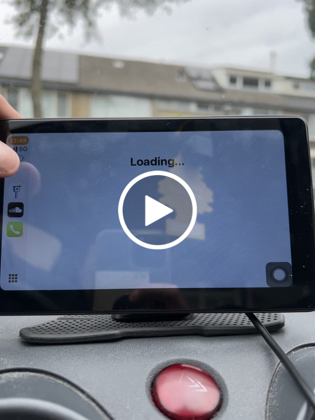 Customer video review of CarPlay Scherm