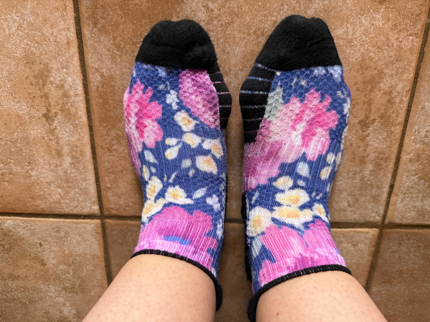 Customer photo review of Blooming Brights Ankle Compression Socks 5-Pack Bundle