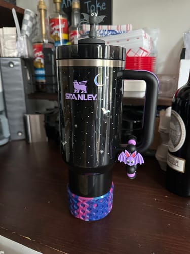 Customer photo review of Cutie Bat Straw Topper