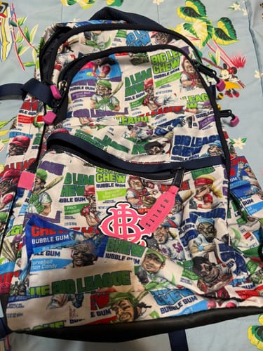 Customer photo review of Big League Chew "Fresh Pouches" - Utility Backpack