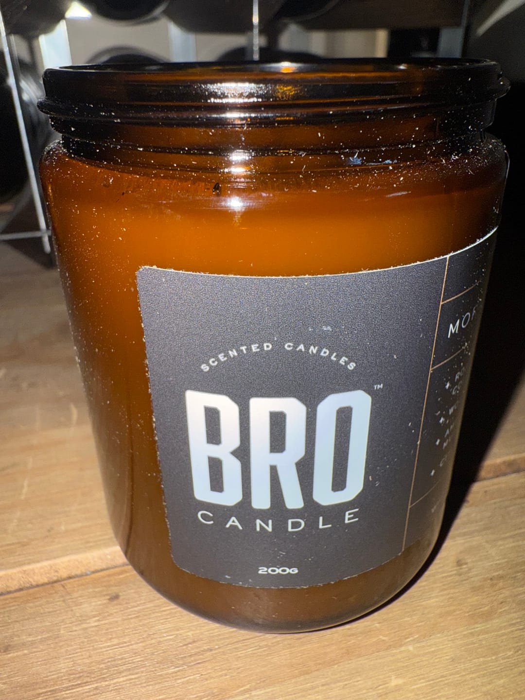 Customer photo review of The Gentleman Candle