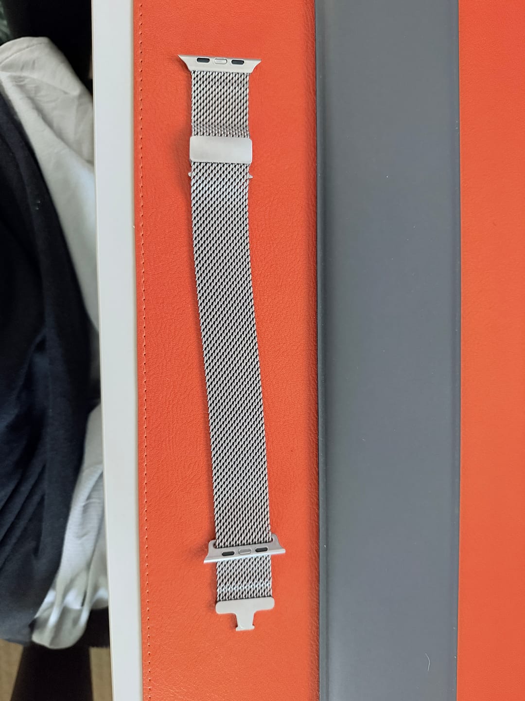 Customer photo review of Titanium Milanese Loop