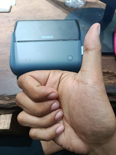 Customer photo review of NIIMBOT B4 Inkless Thermal Label Maker for Shipping Label, Idea for bussiness&offices