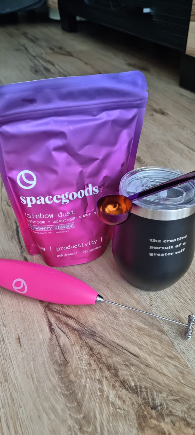 Customer photo review of rainbow dust starter kit