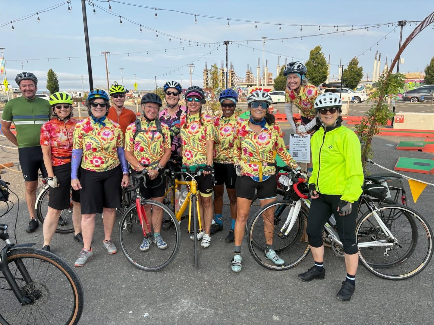 Customer photo review of Wildflower Ride | Women's Long Sleeve Cycling Jersey