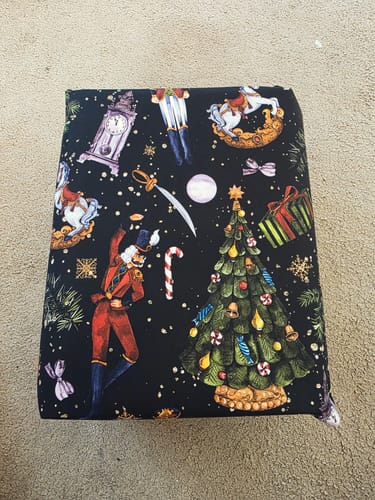 Customer photo review of Christmas Nutcracker Wrapping Paper