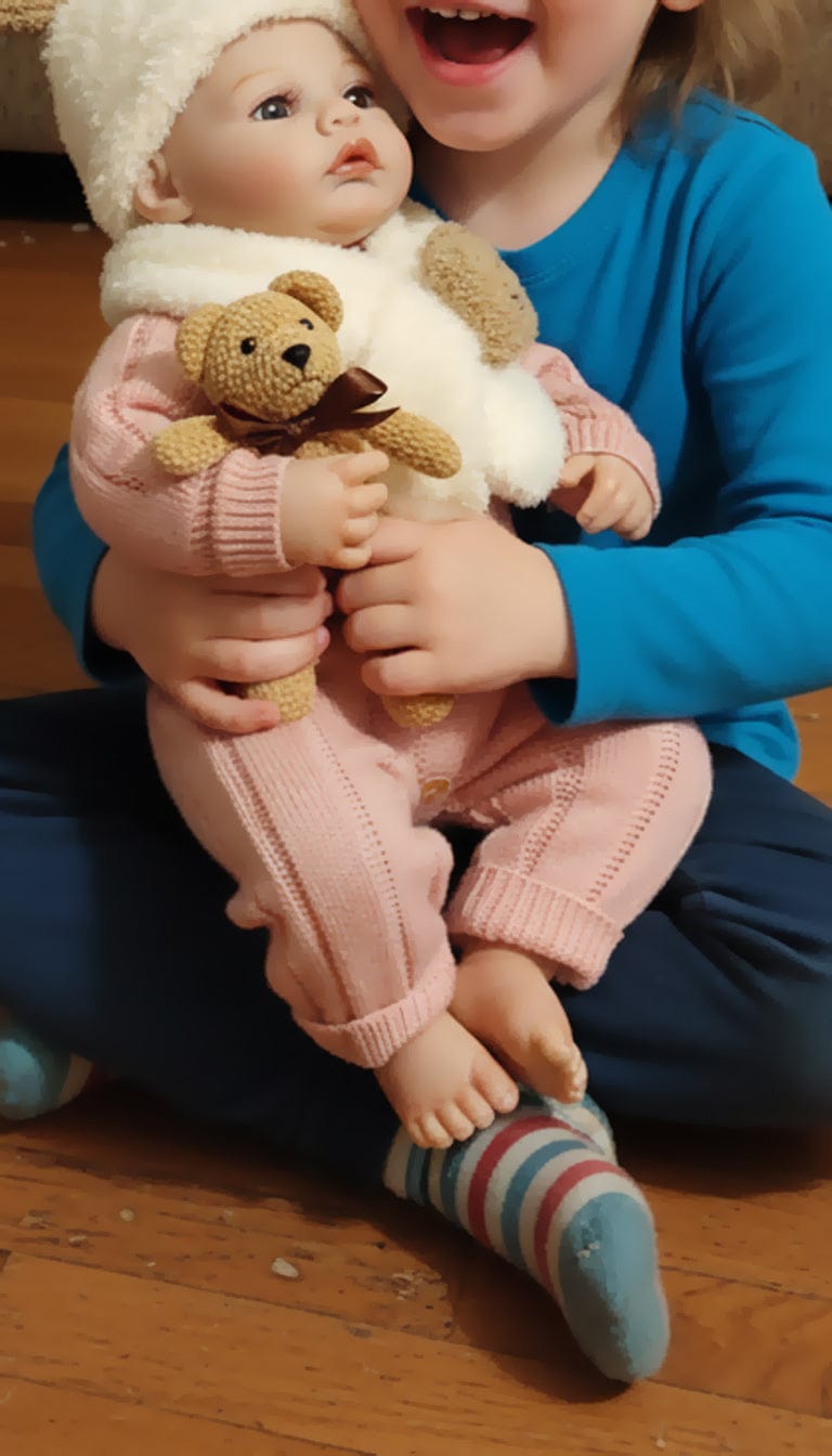 Customer photo review of Ava - Lifelike Reborn Baby Doll (20")