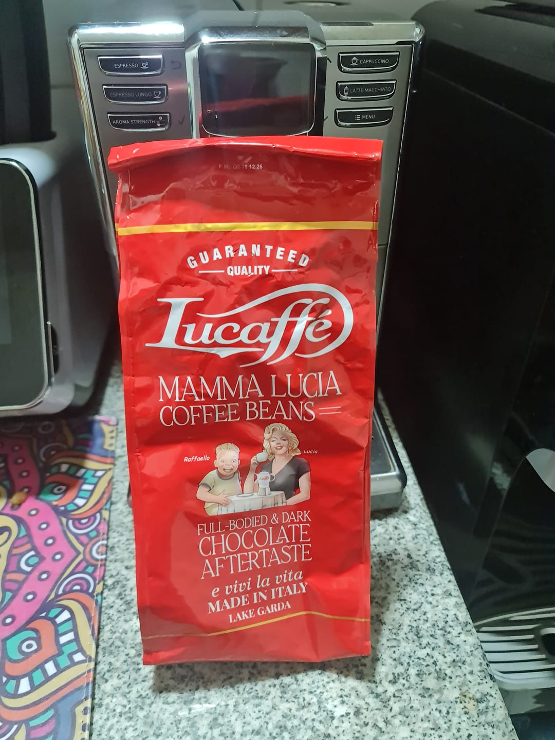 Customer photo review of Lucaffe Mamma Lucia 1 kg Grano Entero