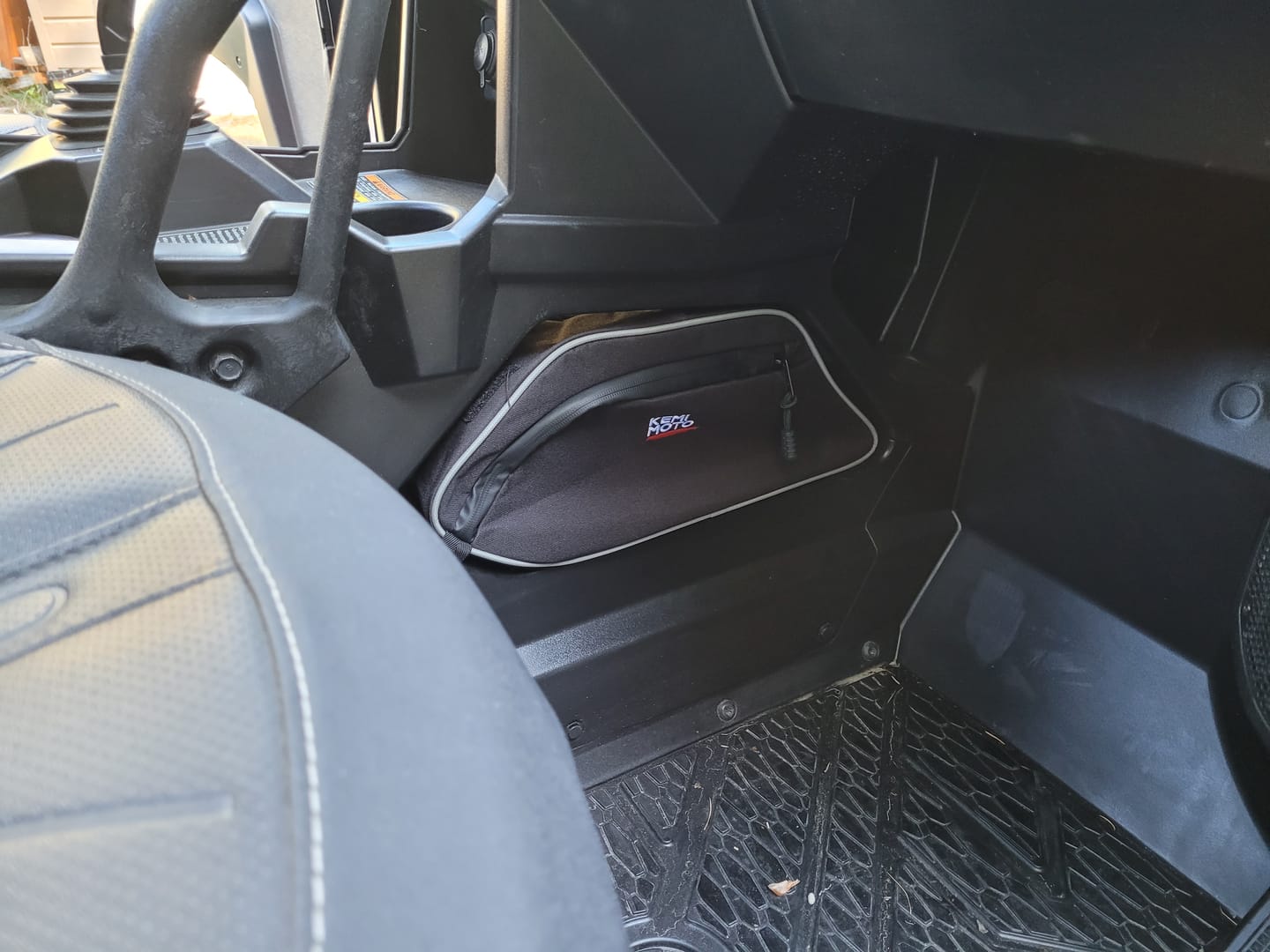 Customer photo review of UTV Center Seats Storage Bag for Polaris General 2016-2023