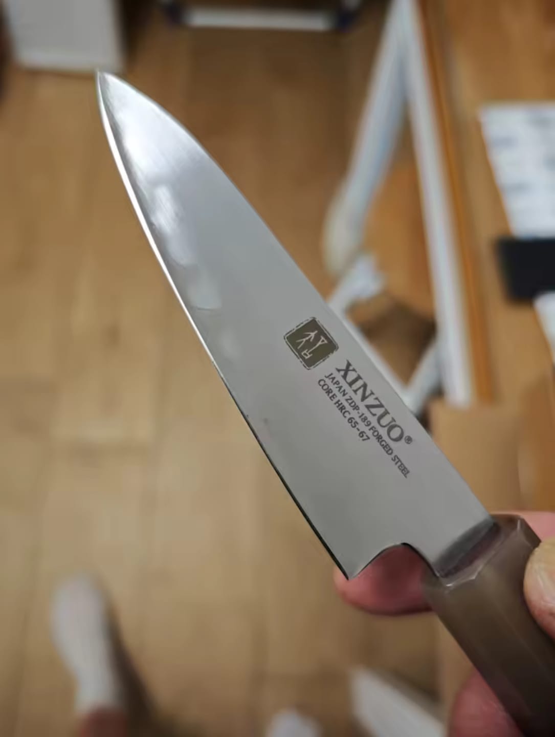 Customer photo review of XINZUO 4.3'' (110MM) Tenshi Series Schälmesser