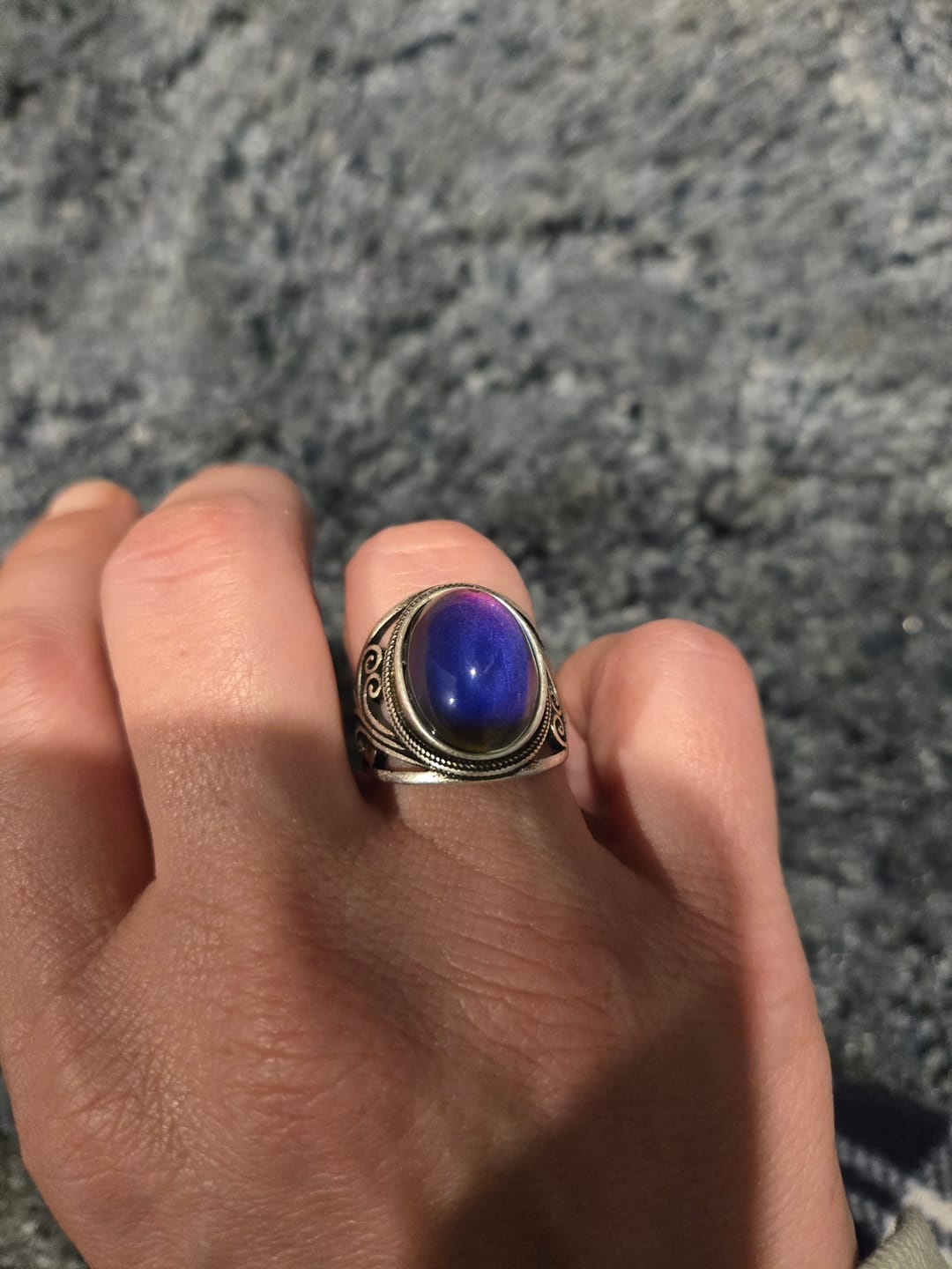 Customer photo review of New-Age Mood Ring