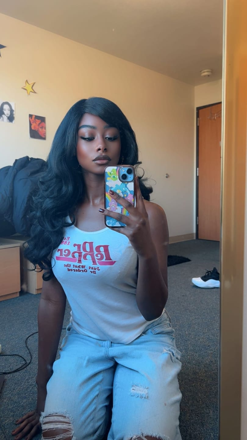 Customer photo review of Sensationnel Dashly Full Wig - UNIT 21