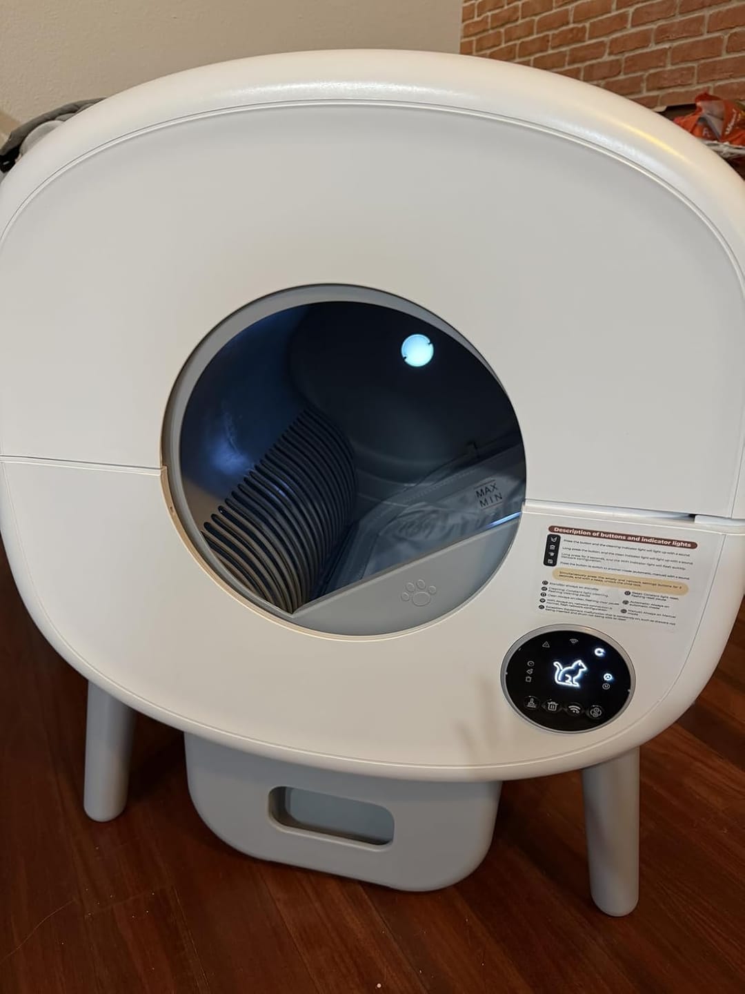 Customer photo review of Cumrige M2 Smart Self-Cleaning Litter Box | 95L Extra-Large Automatic Cat Litter Box