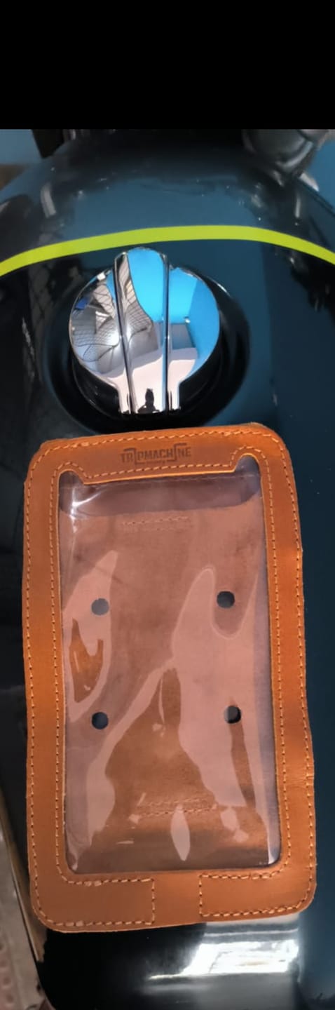 Customer photo review of phone pouch