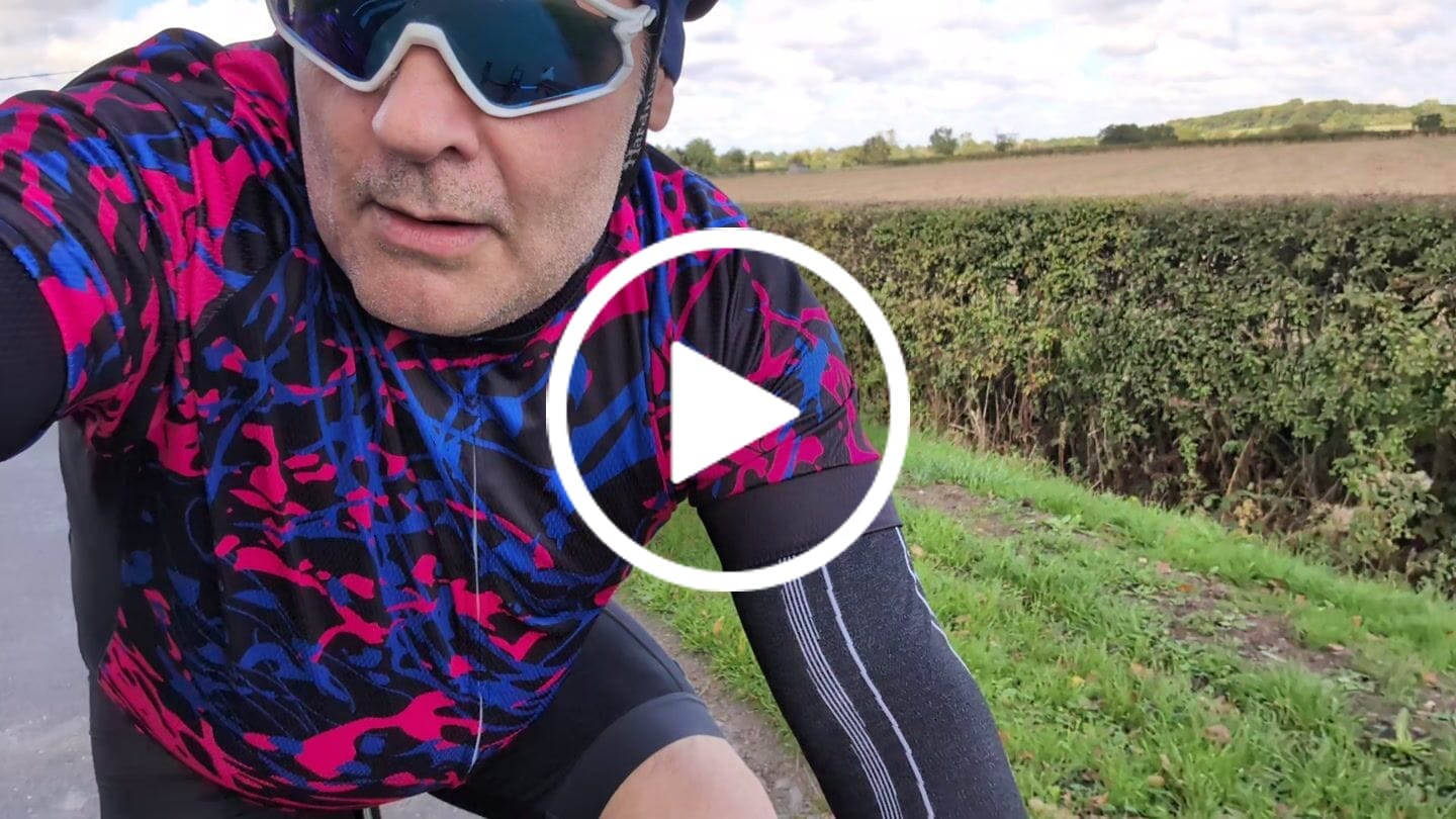 Customer video review of Dazzling Graffiti Cycling Jersey
