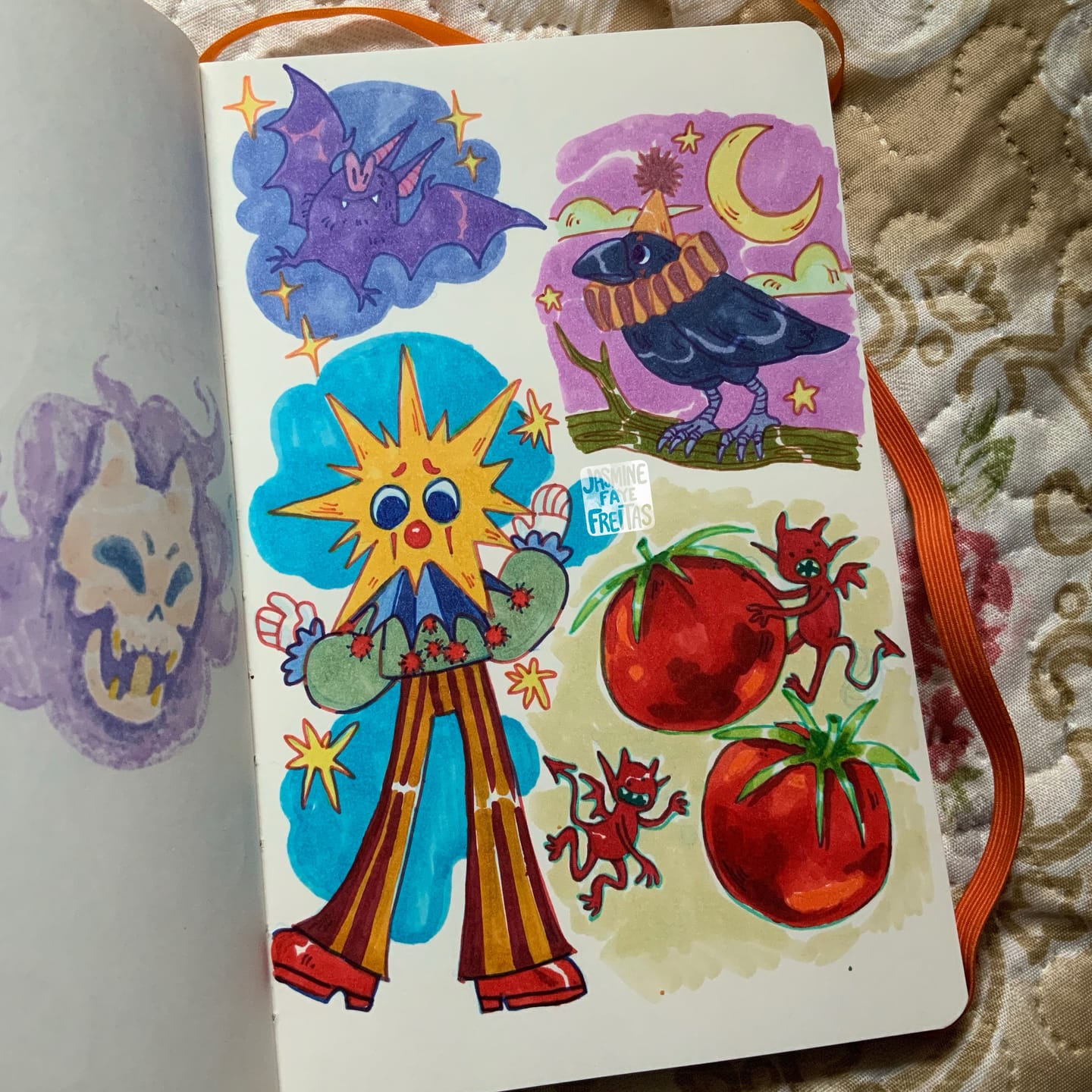 Customer photo review of Ohuhu Hana Highway Fineliner Drawing Pens,18 Pack