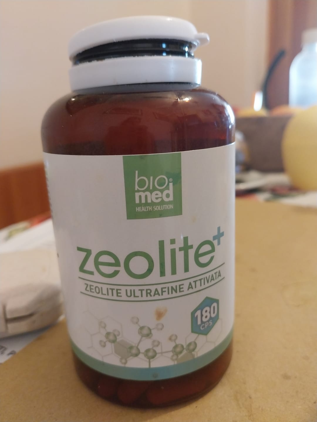 Customer photo review of ZEOLITE+ ULTRAFINA ATTIVATA - BIOMED - 180 CAPSULE