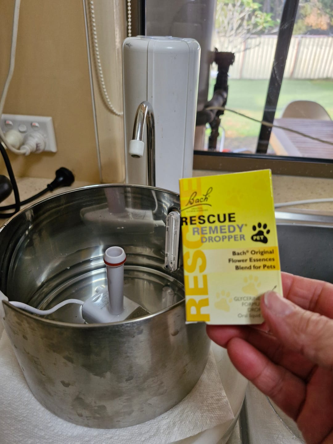Customer photo review of Bach Flower Remedies Rescue Remedy Pet Drops 10ml