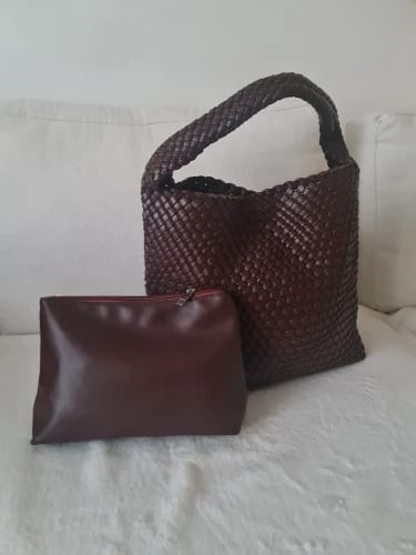 Customer photo review of Sac a Main Tressé - Freya