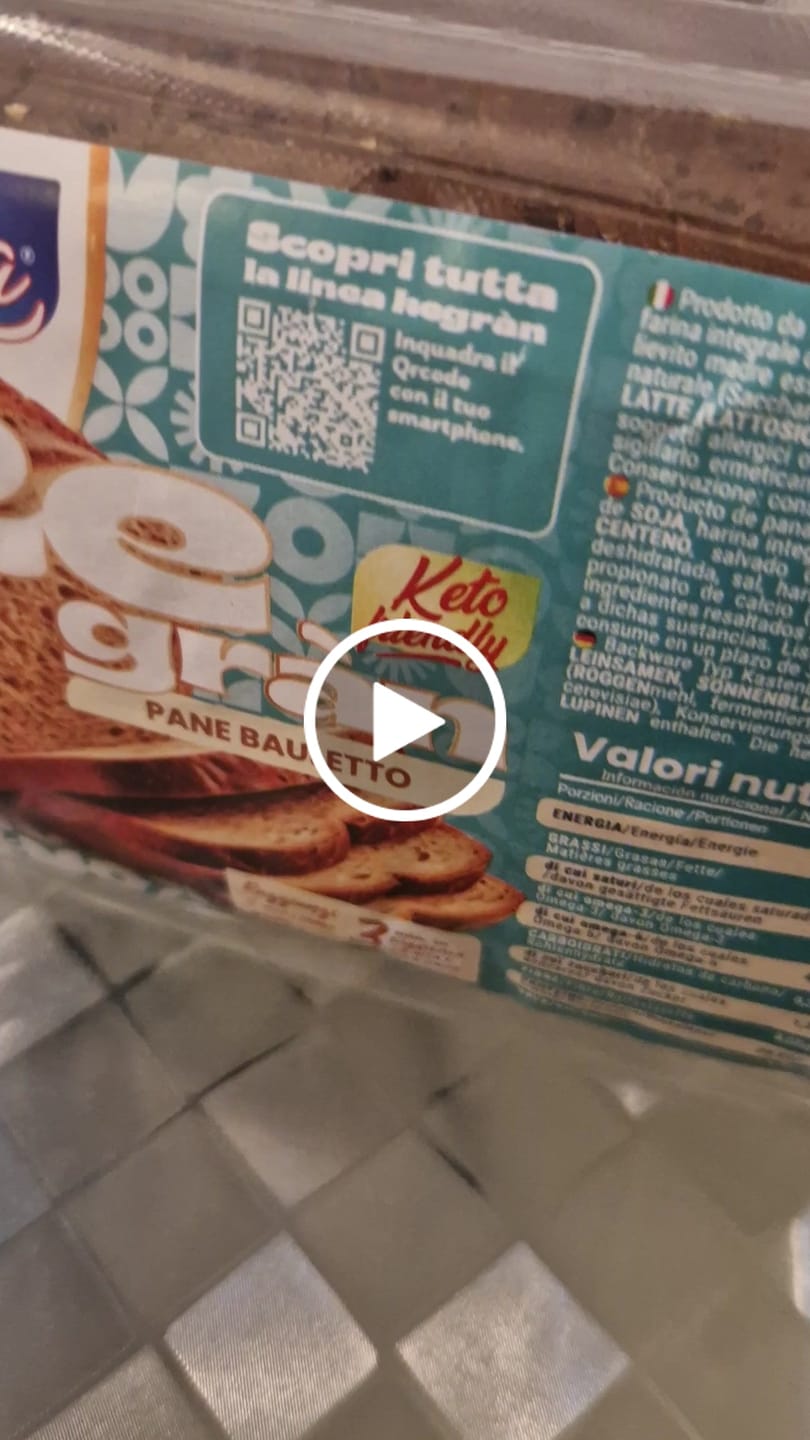Customer video review of Pane proteico Bauletto