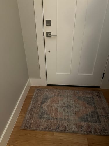 Customer photo review of Valeria Machine Washable in Multicolor Rug