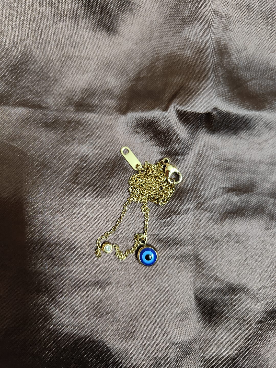Customer photo review of Evil Eye Necklace