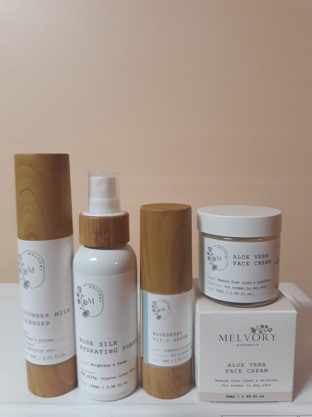 Customer photo review of Cleopatra Beauty Set (Dry Skin)