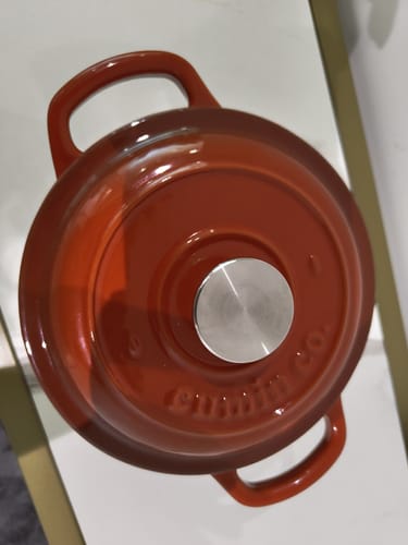 Customer photo review of No. 6 Enamel Cast Iron Dutch Oven (1.2L)
