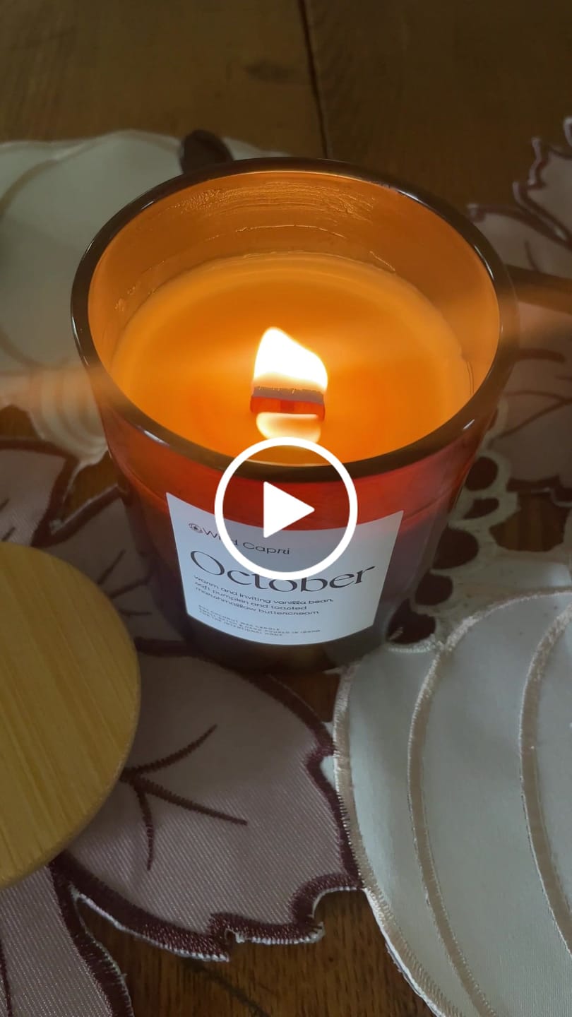 Customer video review of October Candle