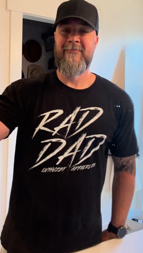 Customer photo review of RAD DAD TEE