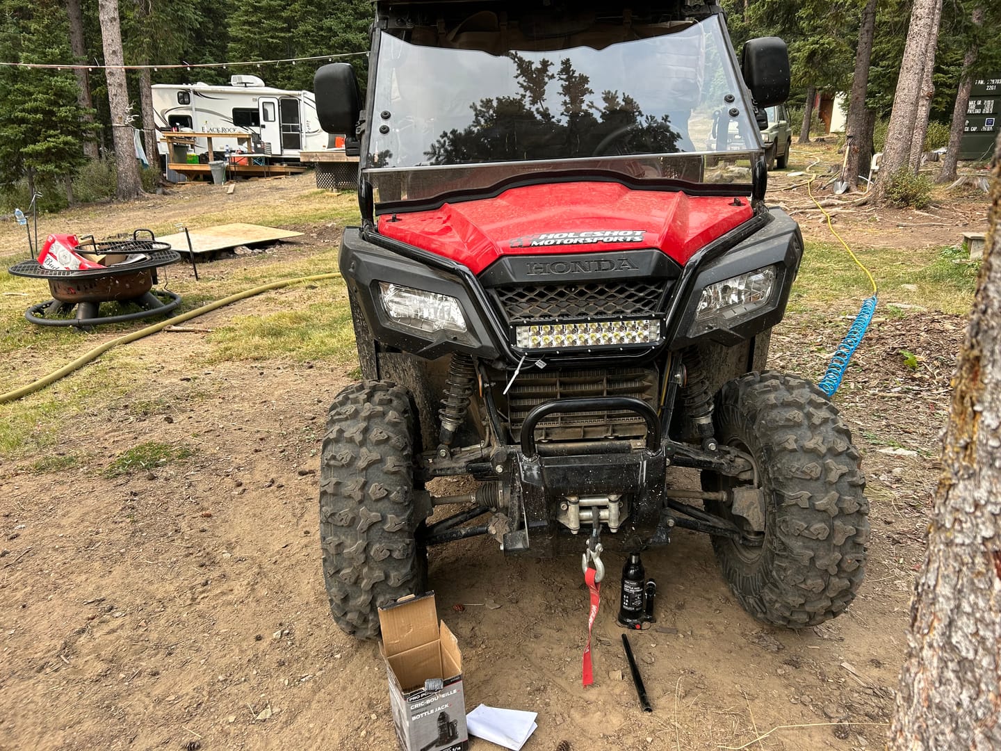 Customer photo review of Honda Wheel Spacers - Pioneer 500/520