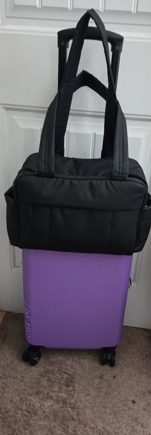Customer photo review of Personal Item Suitcase 3.0+ (GREEN Tab)