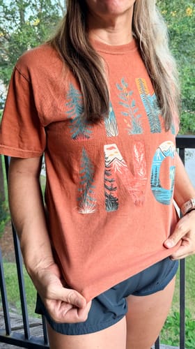 Customer photo review of Hiking Life Premium Tee