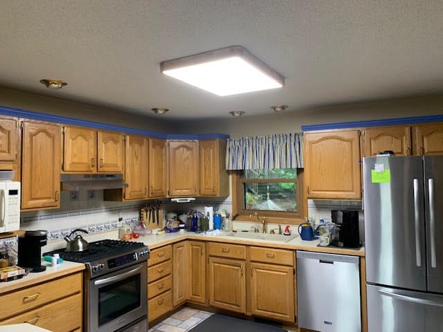 Customer photo review of Rectangle Wooden Dimmable LED Flush Mount Ceiling Light