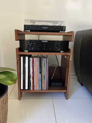 Customer photo review of Aurala 140 (Top)- Record Player Shelf