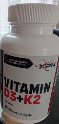 Customer photo review of XPN - Vitamine D3K2 60 gélules